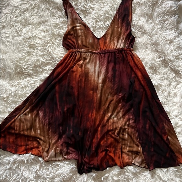 EUC-SEXY LOW V FRONT DRESS. SZ S - Picture 4 of 5